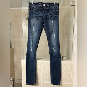 Blue Asphalt Women's Distressed Blue Jeans